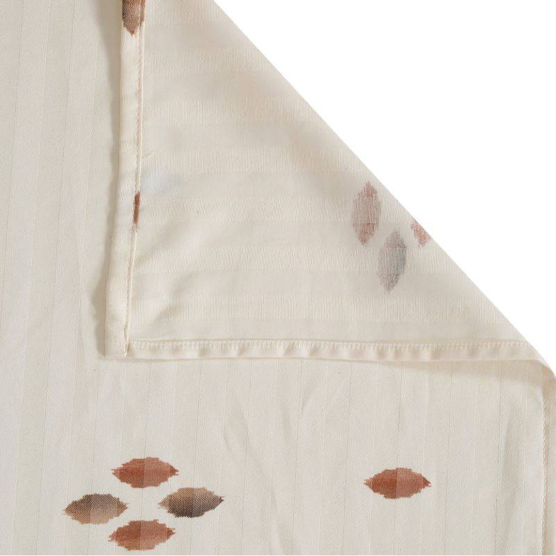 White Floral Exclusive Print Cotton Satin Bedding Set Single Size