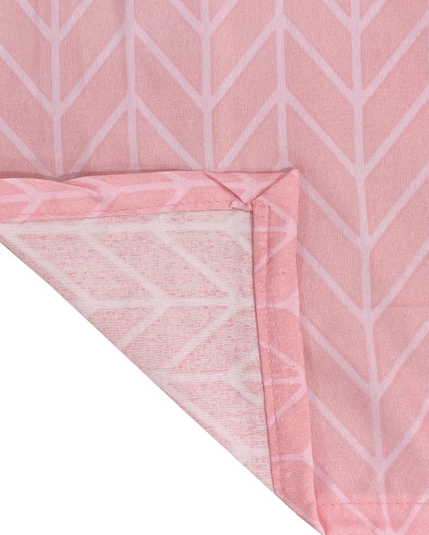 Pink Pure Magic Pure Cotton Single Bedsheet With Pillow Cover | 90 x 60 inches