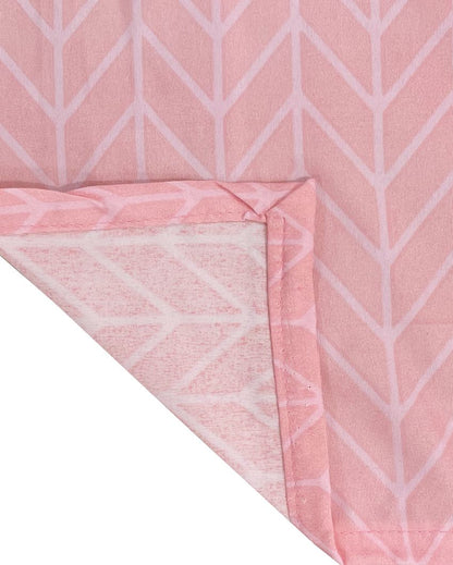 Pink Pure Magic Pure Cotton Single Bedsheet With Pillow Cover | 90 x 60 inches