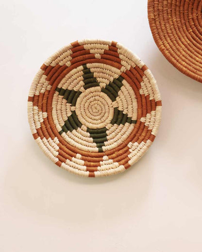 Breathtaking Sabai & Palm Wall Baskets | Set Of 3