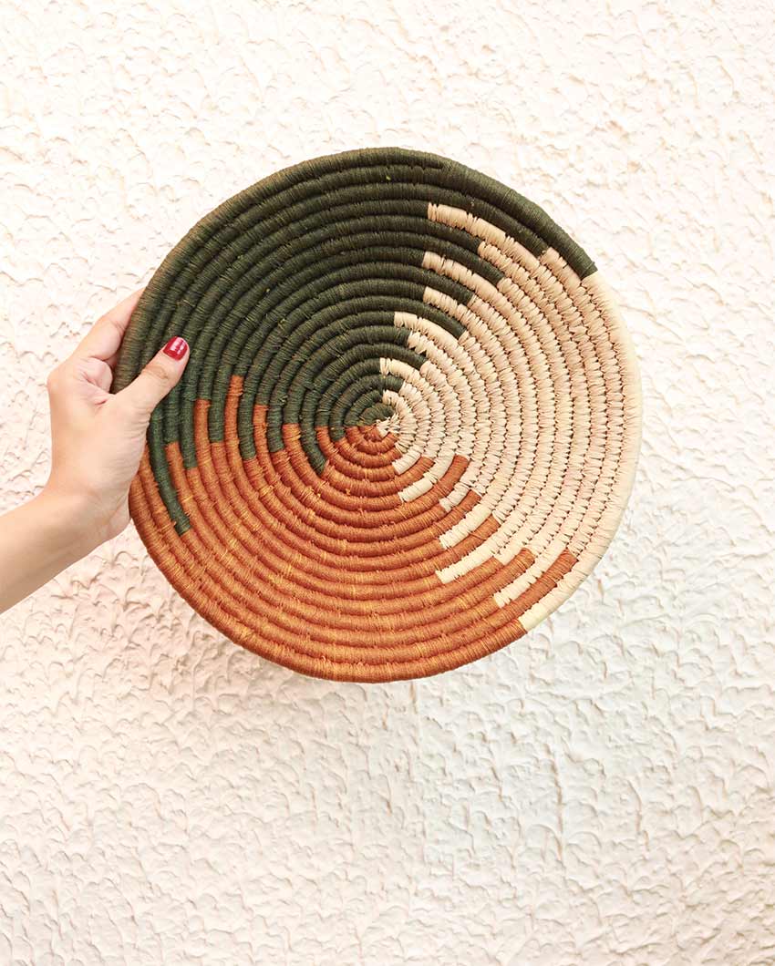 Breathtaking Sabai & Palm Wall Baskets | Set Of 3