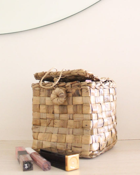 Jewelry Box Water Hyacinth Basket