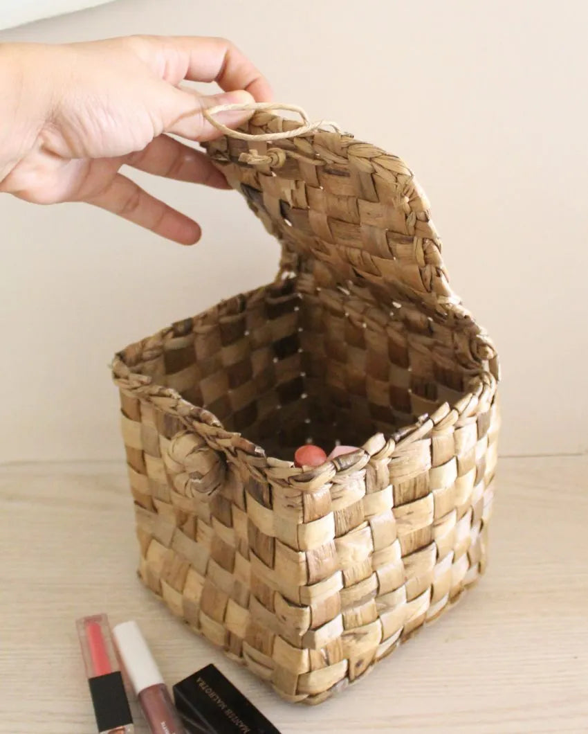 Jewelry Box Water Hyacinth Basket