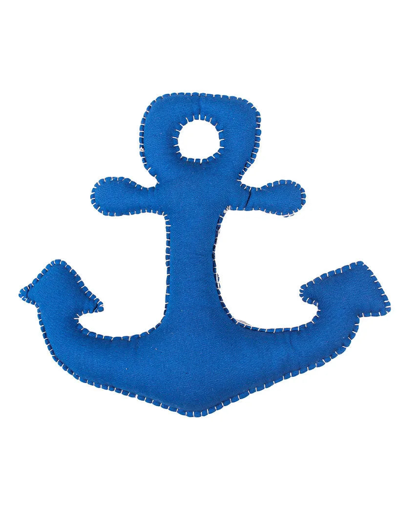 Joyful Cruise Anchor Cotton Cushion | 14x15 inches