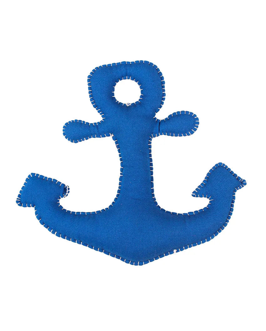 Joyful Cruise Anchor Cotton Cushion | 14x15 inches