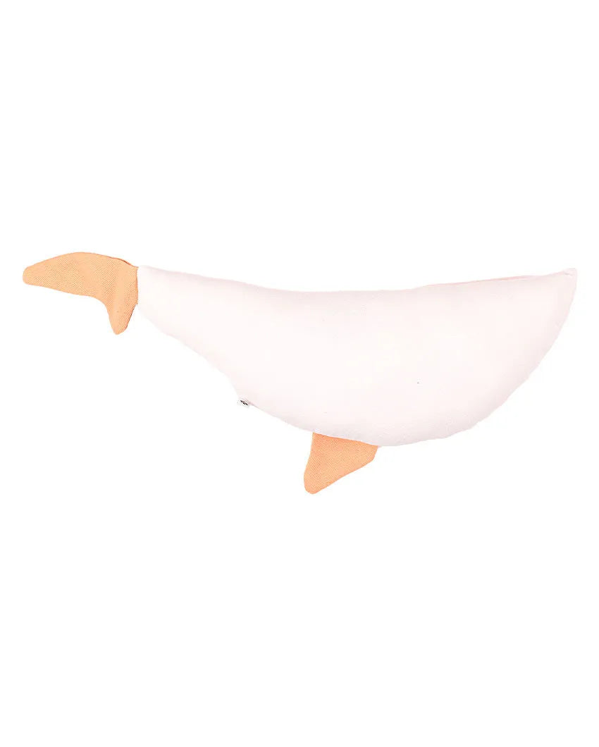 Mysterious Whale Cotton Cushion | 8x19 inches