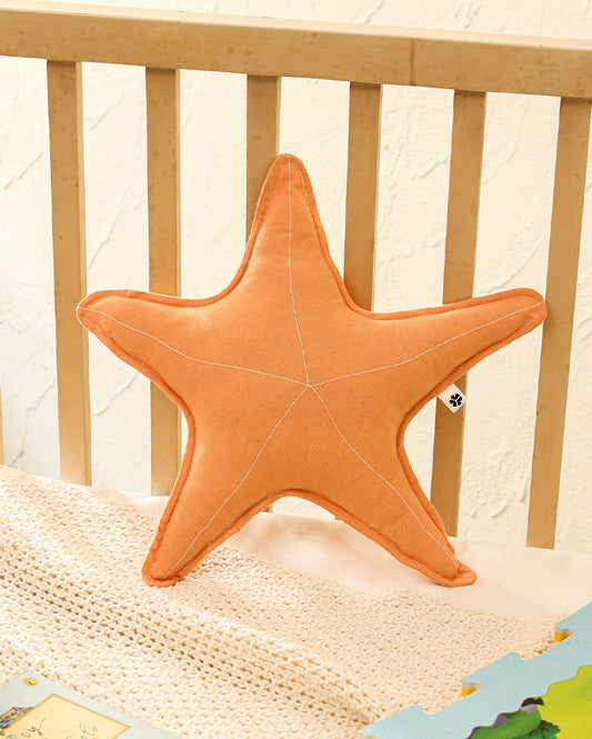 Stellar Starfish Cotton Cushion | 14x12 inches