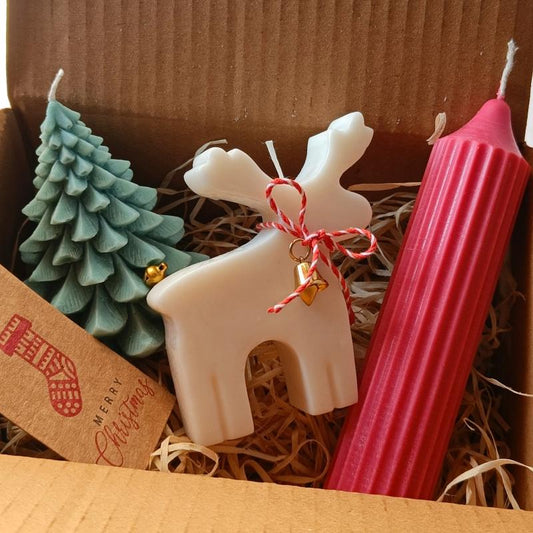 Santa Bundle Fragrance Candles | Multiple Colors | Set of 3