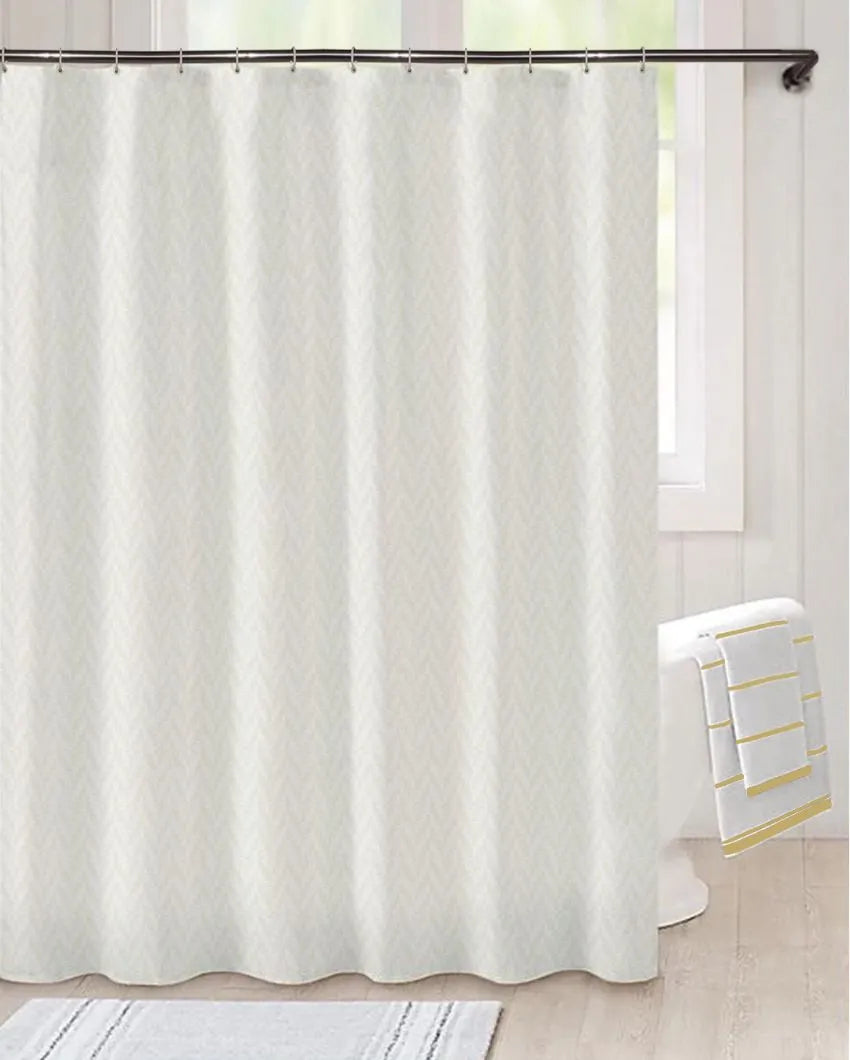 Heavy Duty Polyester Shower Curtain For Partition | 6 X 6.5 Ft