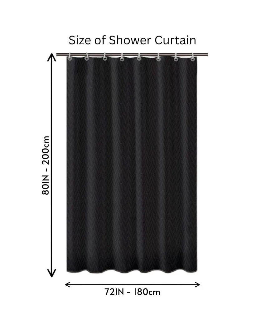 Plain Shower Curtains with Plastic Eyelets | 72 x 80 inches