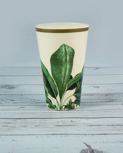 Green Leaf Non Toxic Eco Friendly Bamboo Tumblers | 400ml | 4 x 5 inches