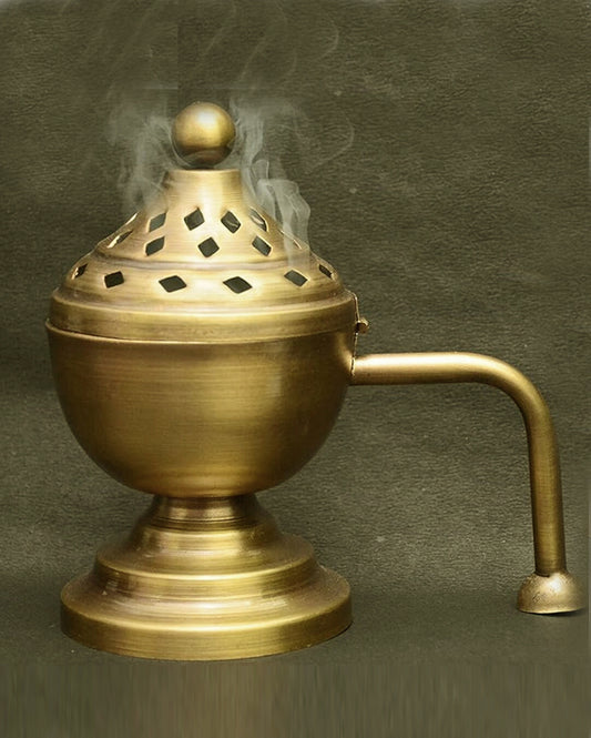 Diwali Pooja Decorative Iron Incense Burner
