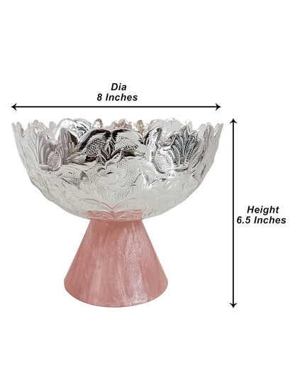 Resin Base Decorative Designer Bowl | 8 Inches