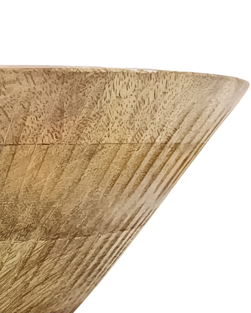 Artisan Crafted Designer Carving Wooden Bowl