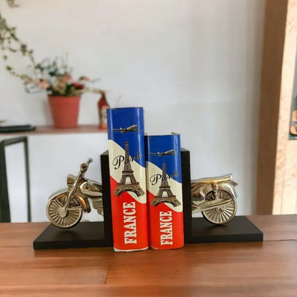 Bike Shape Book Holder Showpiece | 12 x 4 x 7 inches