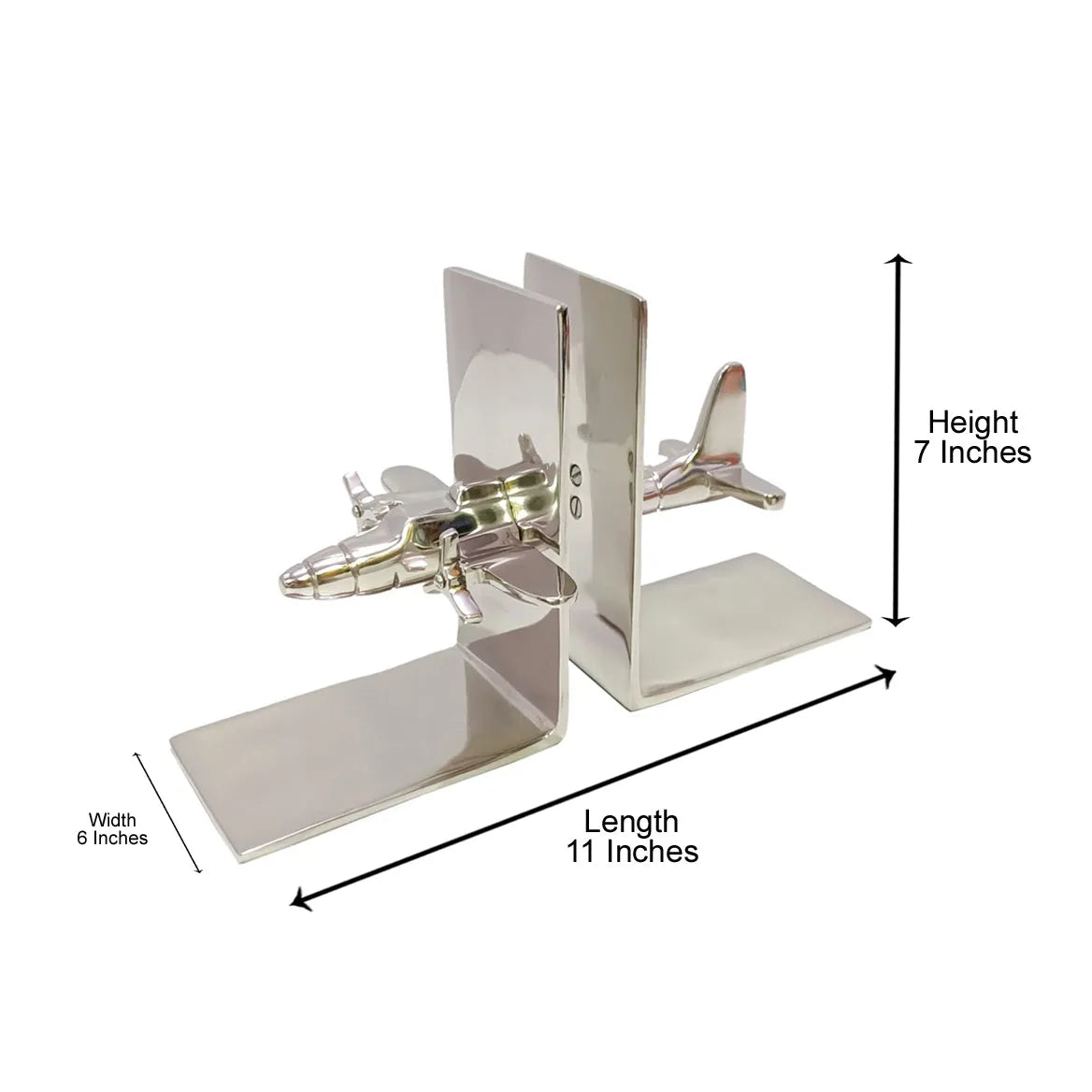 Aeroplane Shape Book Holder Showpiece