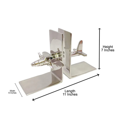 Aeroplane Shape Book Holder Showpiece