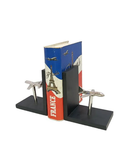 Fighter Jet Shape Book End Stopper Showpiece Style 2