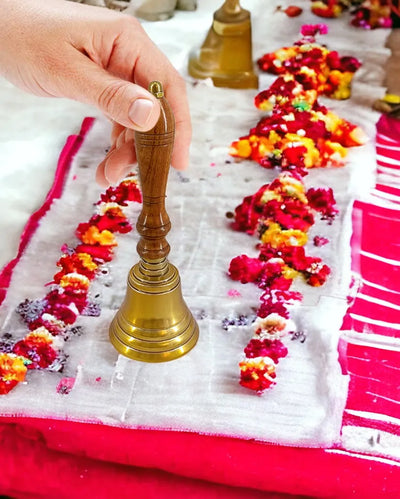 Home Pooja Brass Plating Bell