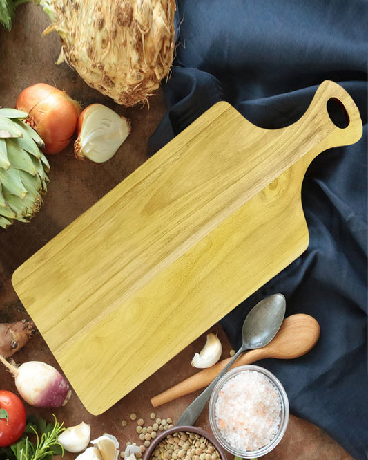 Lemon Wood Rustic Chopping Board with Handle