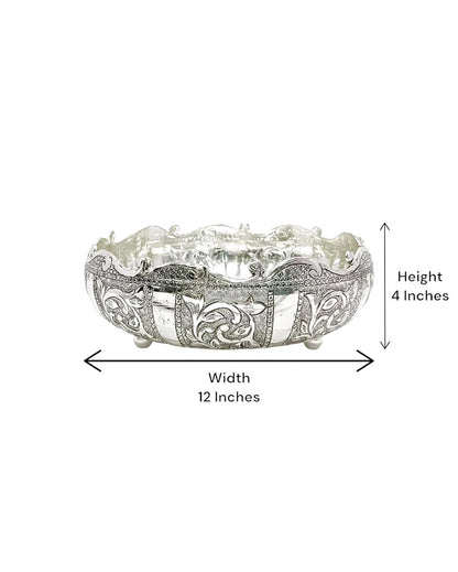 Heritage Embossed Urli | 10 x 3 inches | 1.5 liter