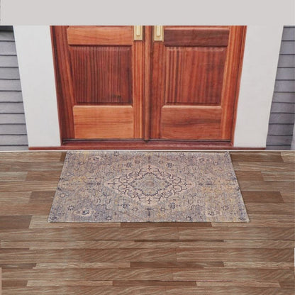 Stylish Entrances Soft Cotton Doormat | 24 x 36 inches