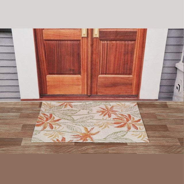 Natural Beauty Cotton Printed Doormat | 24 x 36 inches