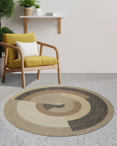 Charming Cotton Round Rug | 35 inches