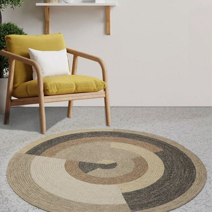 Charming Cotton Round Rug | 35 inches