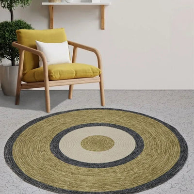 Cozy Up with a Round Printed Cotton Rug | 35 inches