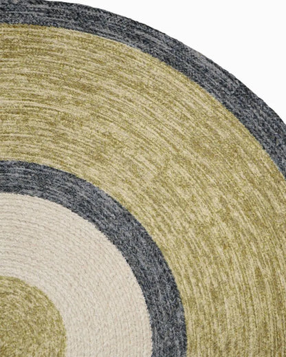 Cozy Up with a Round Printed Cotton Rug | 35 inches