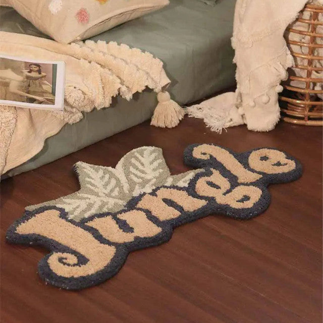 Jungle Tufted Polyester Rug | 3.3x1.6 ft