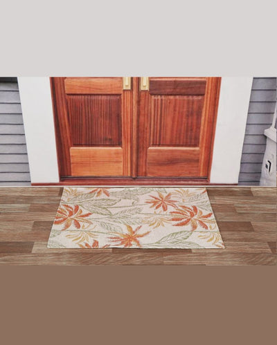 Natural Beauty Cotton Printed Doormat | 24 x 36 inches