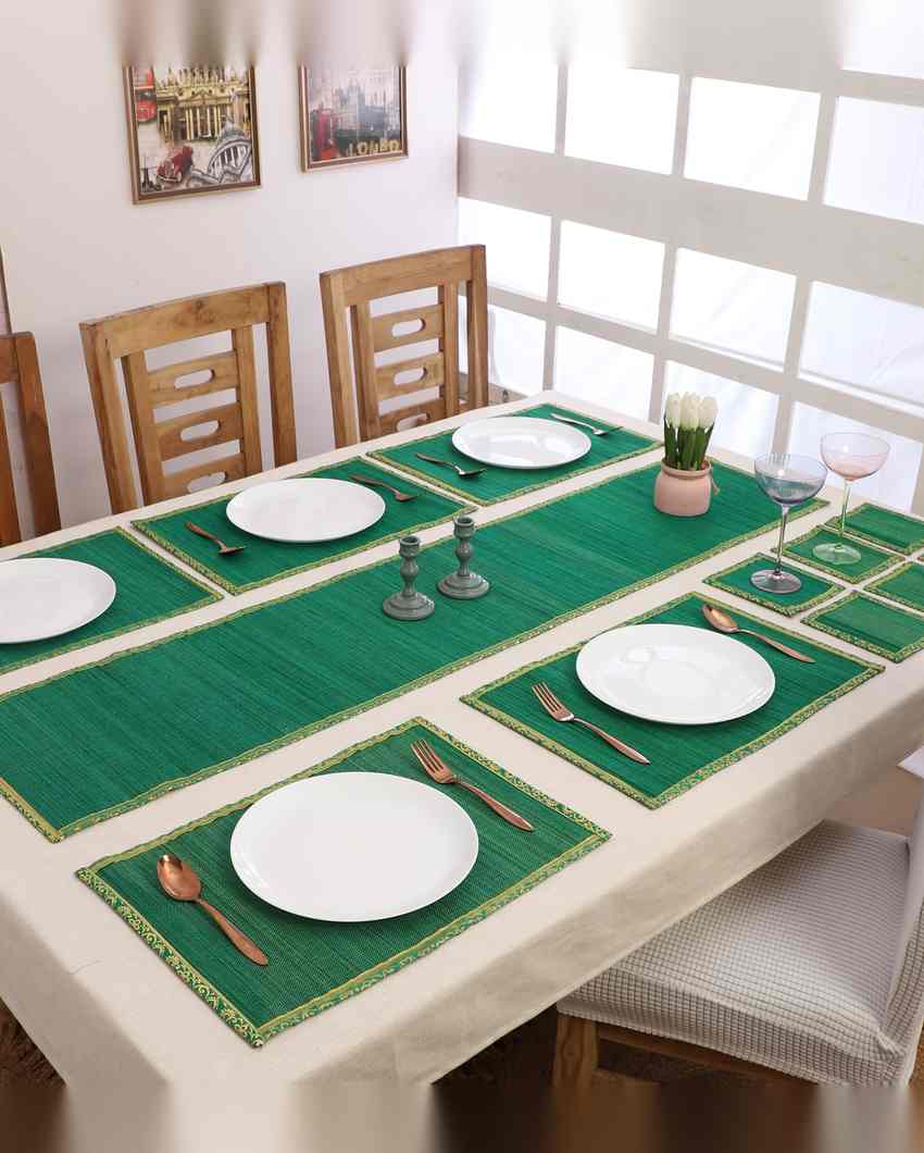 Versatile Design Bamboo Dining Mats | Set of 13