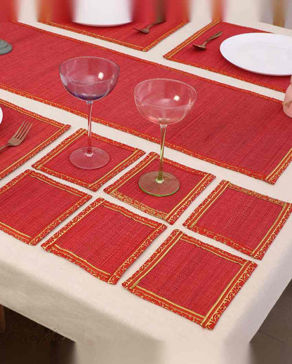 Versatile Design Bamboo Dining Mats | Set of 13