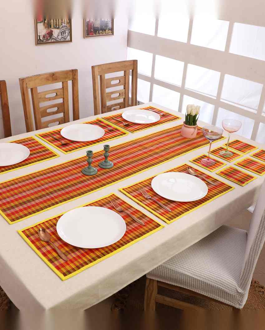 Contemporary Look Bamboo Dining Mats | Set of 13