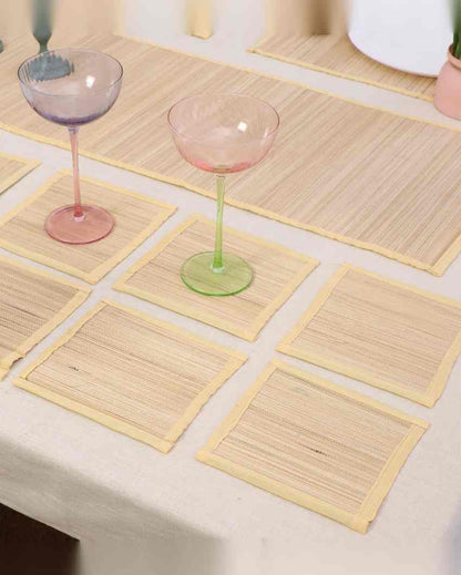 Classic Style Bamboo Dining Mats | Set of 13