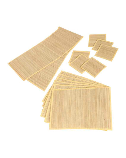 Classic Style Bamboo Dining Mats | Set of 13