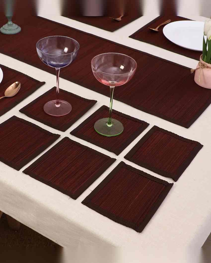 Classic Style Bamboo Dining Mats | Set of 13