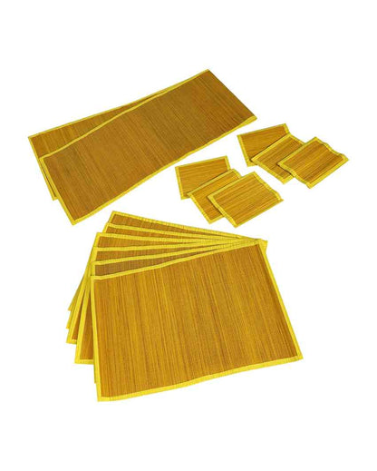 Classic Style Bamboo Dining Mats | Set of 13