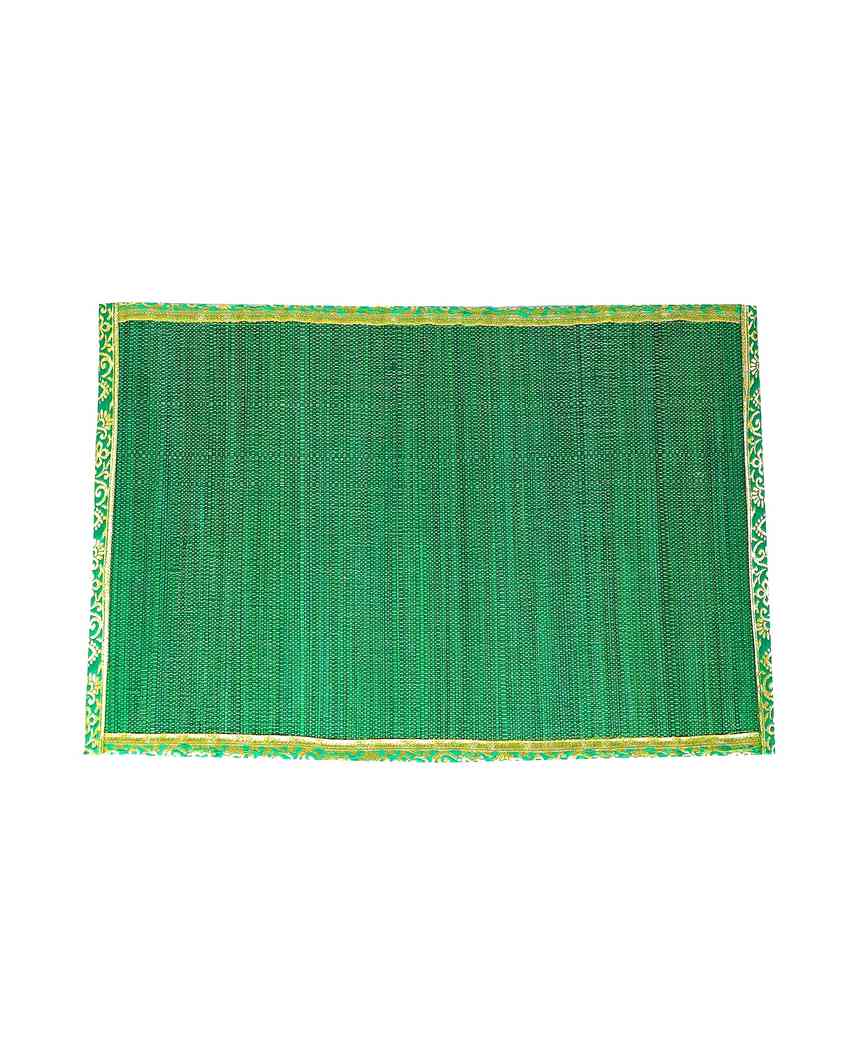 Eco Friendly Design Woven Bamboo Placemats | Set of 6 | 20 x 13 inches