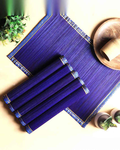 Eco Friendly Design Woven Bamboo Placemats | Set of 6 | 20 x 13 inches