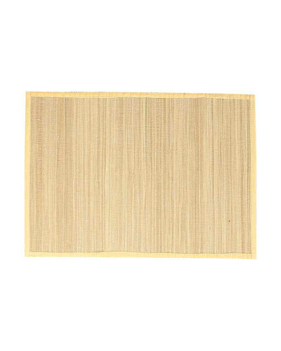 Modern Aesthetic Eco Friendly Bamboo Placemats | Set of 6 | 20 x 13 inches