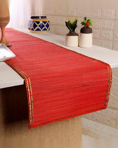 Artisan Quality Handcrafted Bamboo Table Runner | 60 x 13 inches