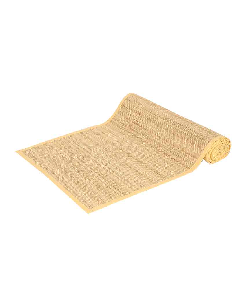 Sleek Design Modern Bamboo Table Runner | 60 x 13 inches