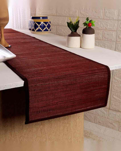 Sleek Design Modern Bamboo Table Runner | 60 x 13 inches