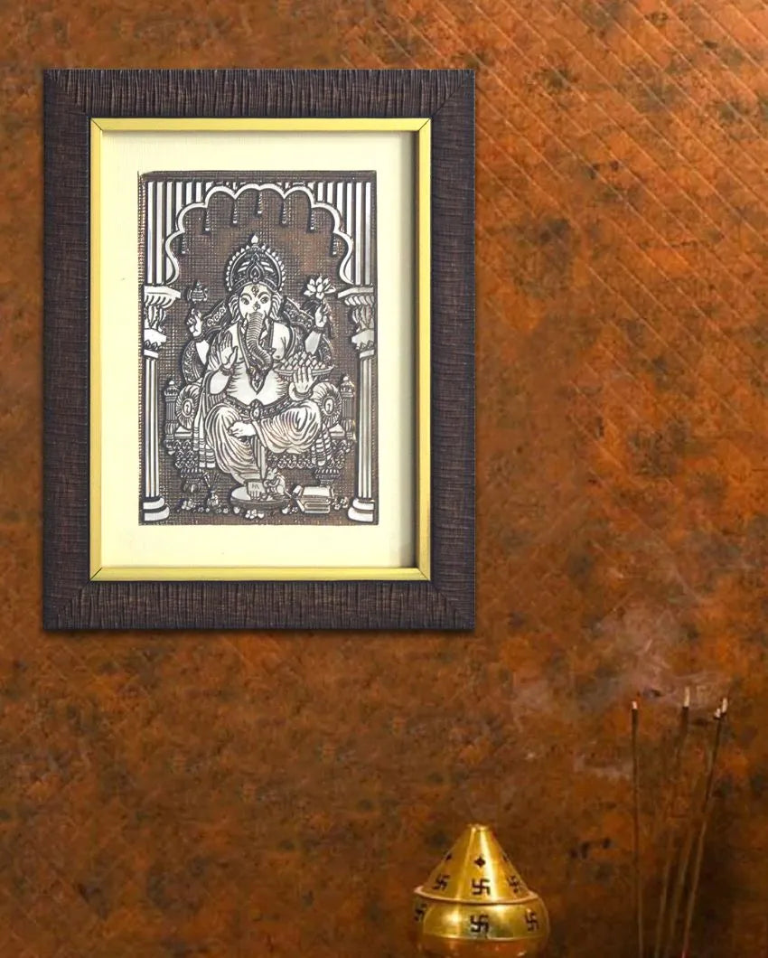 Lord Ganesh Wall Art Painting | 9 x 11 inches