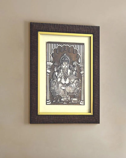 Lord Ganesh Wall Art Painting | 9 x 11 inches