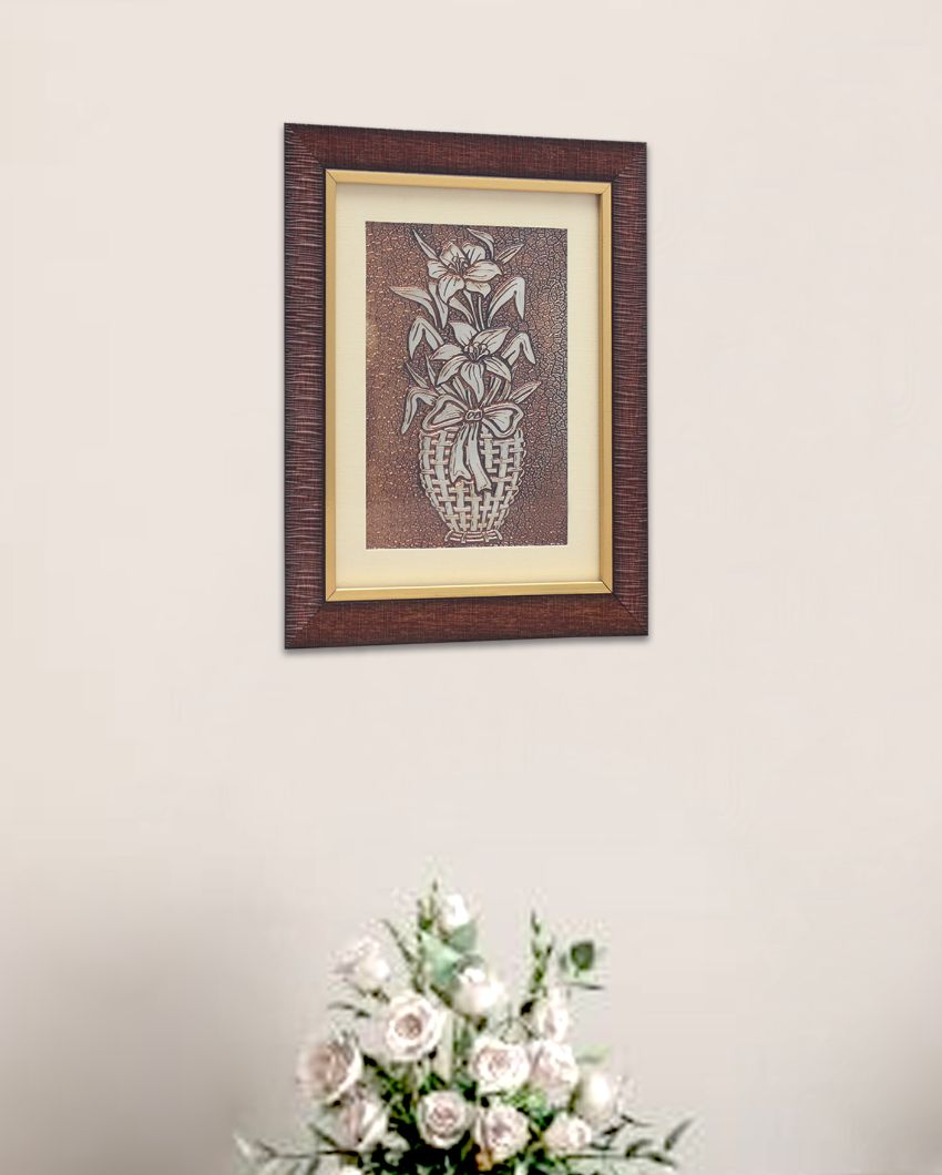 Mandrake Embossed Foil Egyptian Wall Painting | 9 x 11 inches