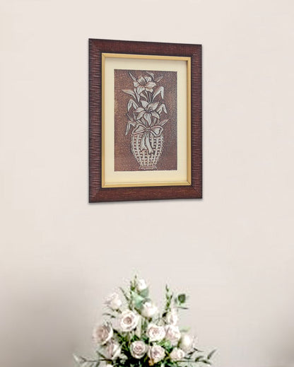 Mandrake Embossed Foil Egyptian Wall Painting | 9 x 11 inches